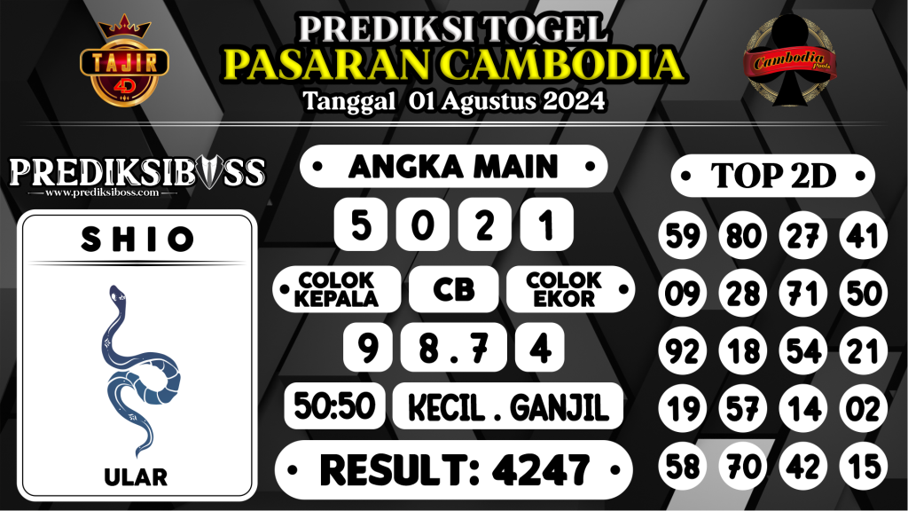 https://prediksibossman.com/prediksi-boss-togel-cambodia-kamis-01-agustus-2024/