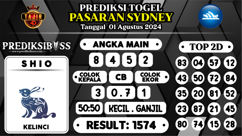 https://prediksibossman.com/prediksi-boss-togel-sidney-kamis-01-agustus-2024/