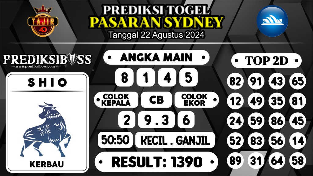 https://prediksibossman.com/prediksi-boss-togel-sidney-kamis-22-agustus-2024/